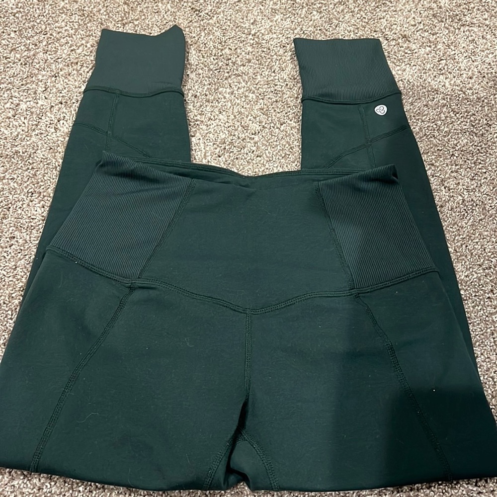 Zella Hunter green yoga pants size small